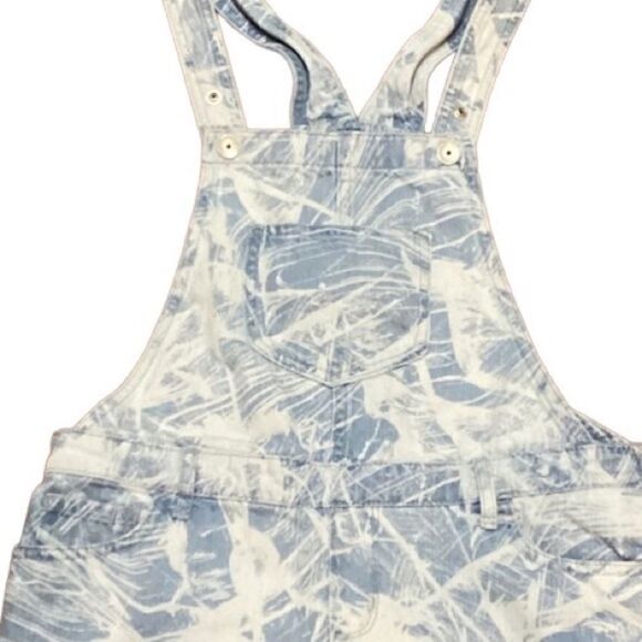 The Children’s Place Denim Short bib Overalls 14 shortall - Picture 7 of 11